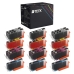 TCTK Druckerpatronen 364XL 364XL 364XL 364XL 12er Set 3x Cyan 3x Magenta 3x Gelb 3x Photo Black kompatibel mit HP DeskJet 3070A 3520 3522 3524, für OfficeJet 4620, für PhotoSmart 5510, ersetzt CB323EE