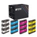 TCTK Druckerpatronen 711 711 711 711 12er Set CMYK (je 3x) kompatibel mit HP DesignJet T 120, für DesignJet T 120 24 Inch, für DesignJet T 125 130 520, für DesignJet T 520 24 Inch, ersetzt CZ133A