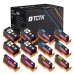 TCTK Druckerpatronen 934XL 935XL 935XL 935XL 16er Set CMYK (je 4x) kompatibel mit HP OfficeJet 6800 6812 6815 6820 6822 6825, für OfficeJet e-All-in-One Printer, ersetzt C2P23AE