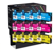 TCTK Druckerpatronen 963XL 963XL 963XL 12er Set CMY (je 4x) kompatibel mit HP OfficeJet Pro 9010 9012 9013 9014 9015 9016 9018 9019 9020 9022 9023 9025 9026 9027 9028 9029, ersetzt 3JA27AE