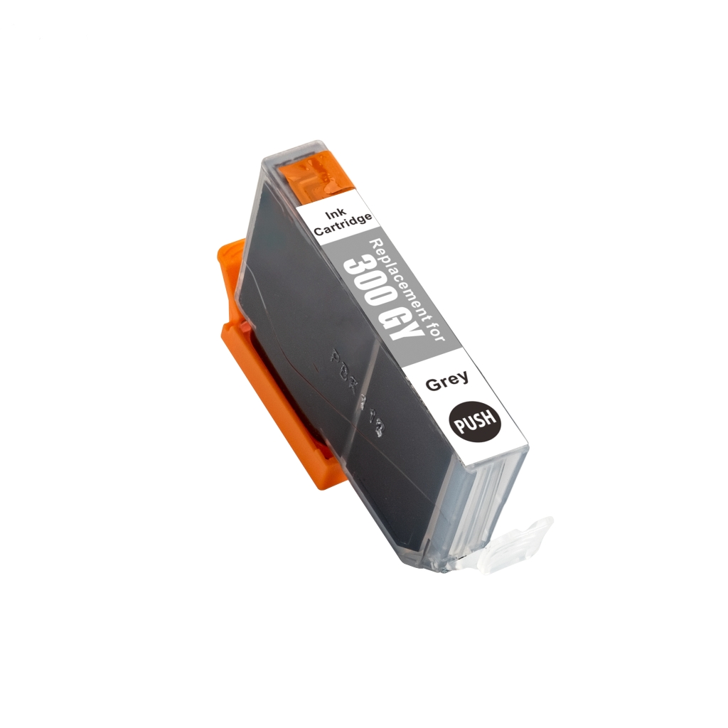 Compatible with Canon PFI-300GY / 14.5ml Ink Gray (Ink cartridges - Pigment)