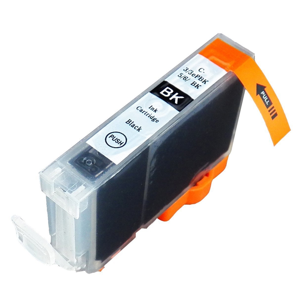 Compatible with Canon 3eBK / 28ml Ink Black (Ink cartridges - Pigment)