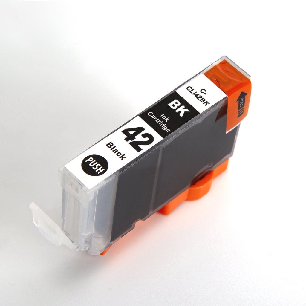 Compatible with Canon CLI-42BK / 14ml Ink Black UV (Ink cartridges - Dye)