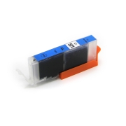 Compatible replacement for Compatible with Canon CLI-571XLC / 12ml Ink Cyan (Ink cartridges - Dye)