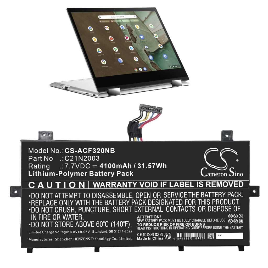 Laptop Akkus Asus CS-ACF320NB