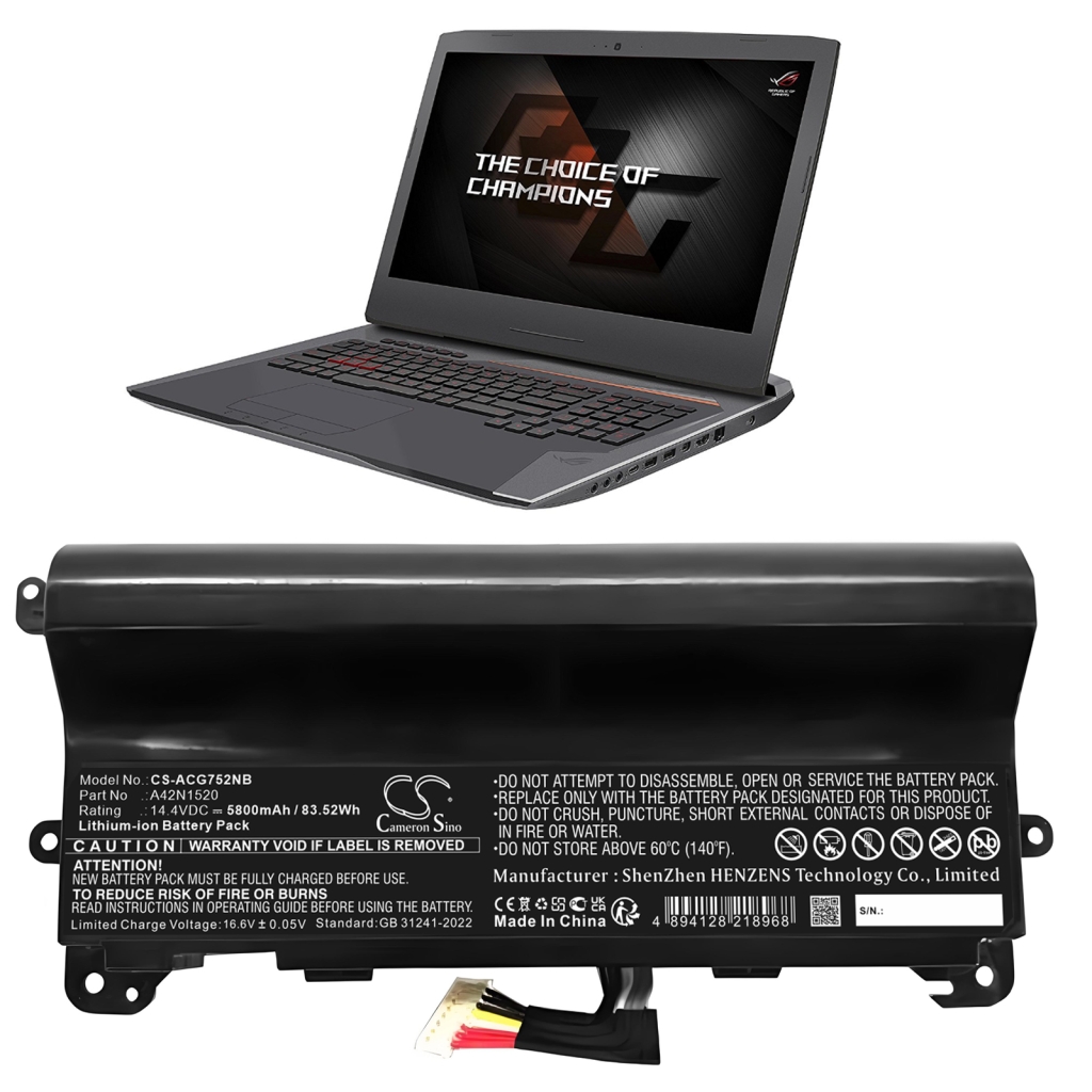 Laptop Akkus Acer CS-ACG752NB
