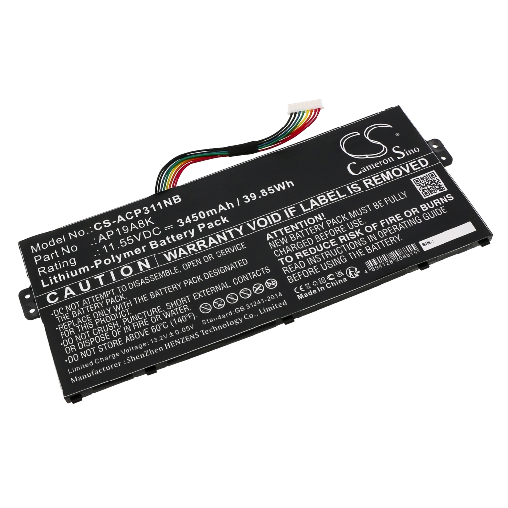 Remplacement de batterie compatible pour Acer AP19A8K