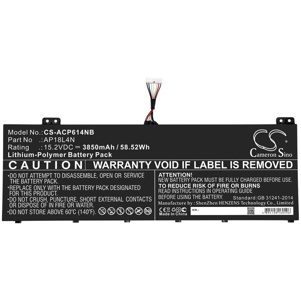 Batterie Remplace AP18L4N