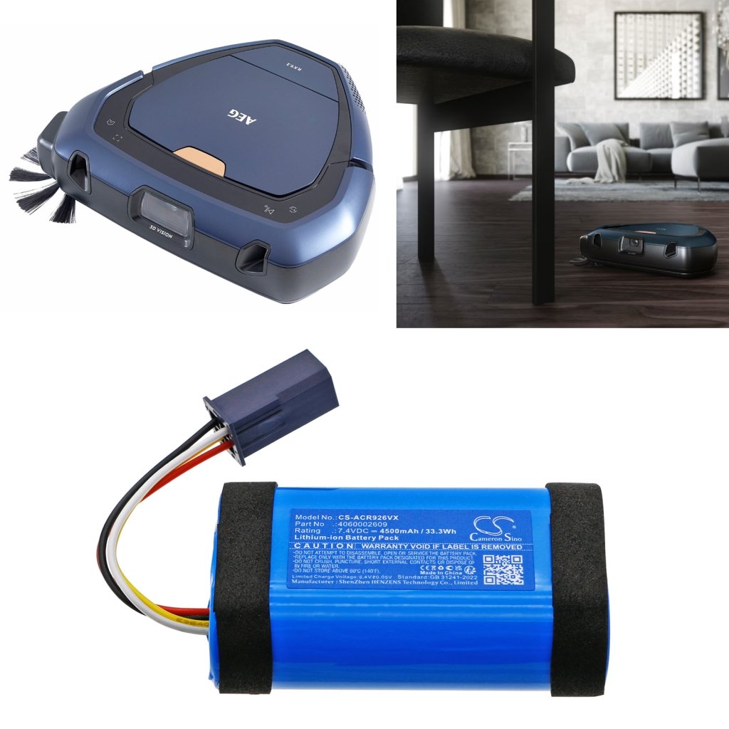 Remplacement de batterie compatible pour Electrolux 4060002609