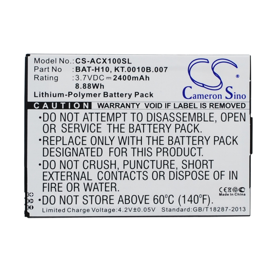 Batteries Remplace BAT-H10