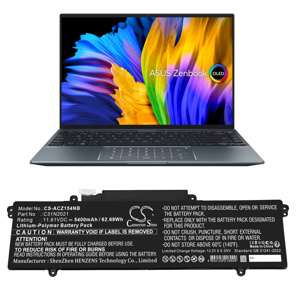 Laptop Akkus Asus CS-ACZ154NB