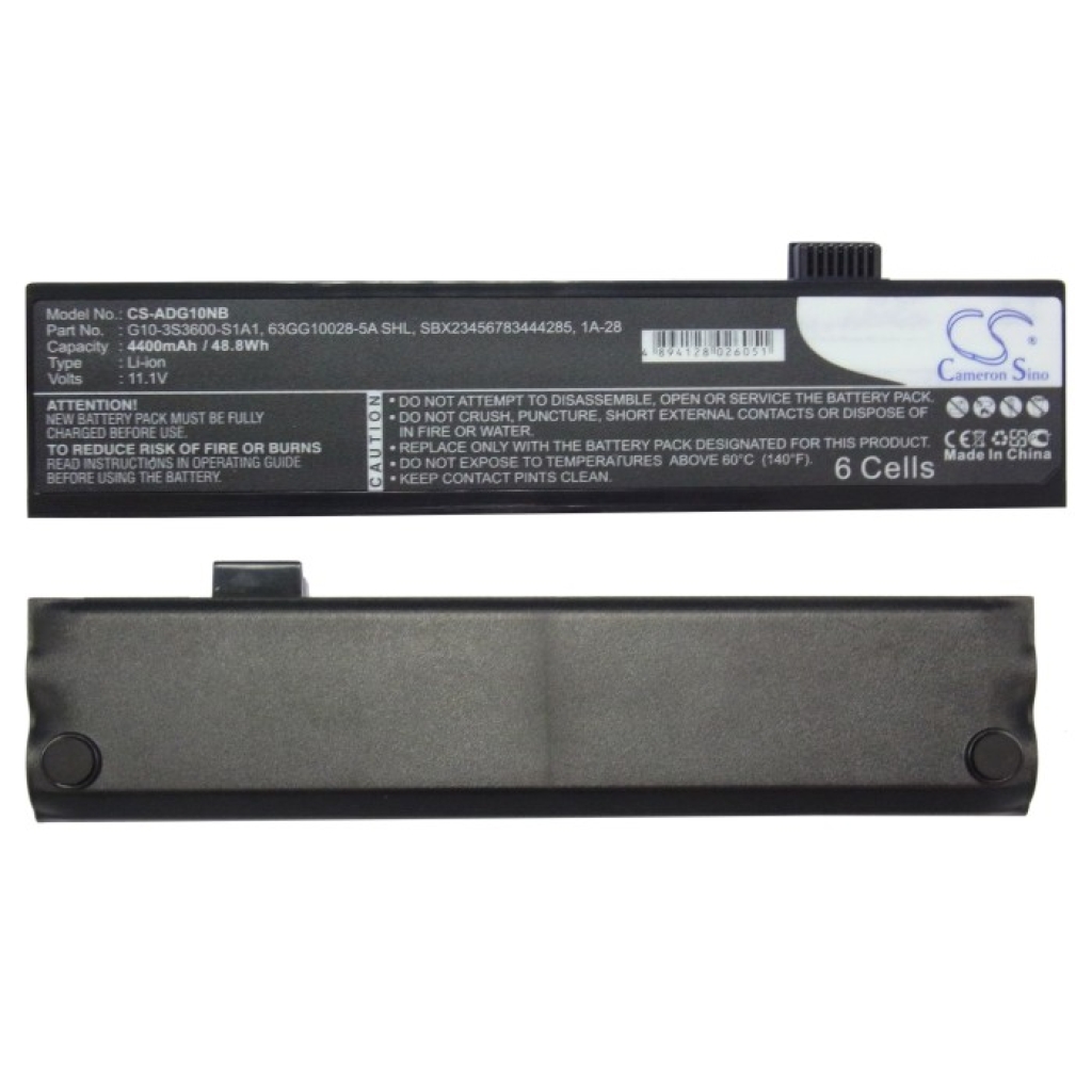 Batteries Remplace G10-3S3600-S1A1