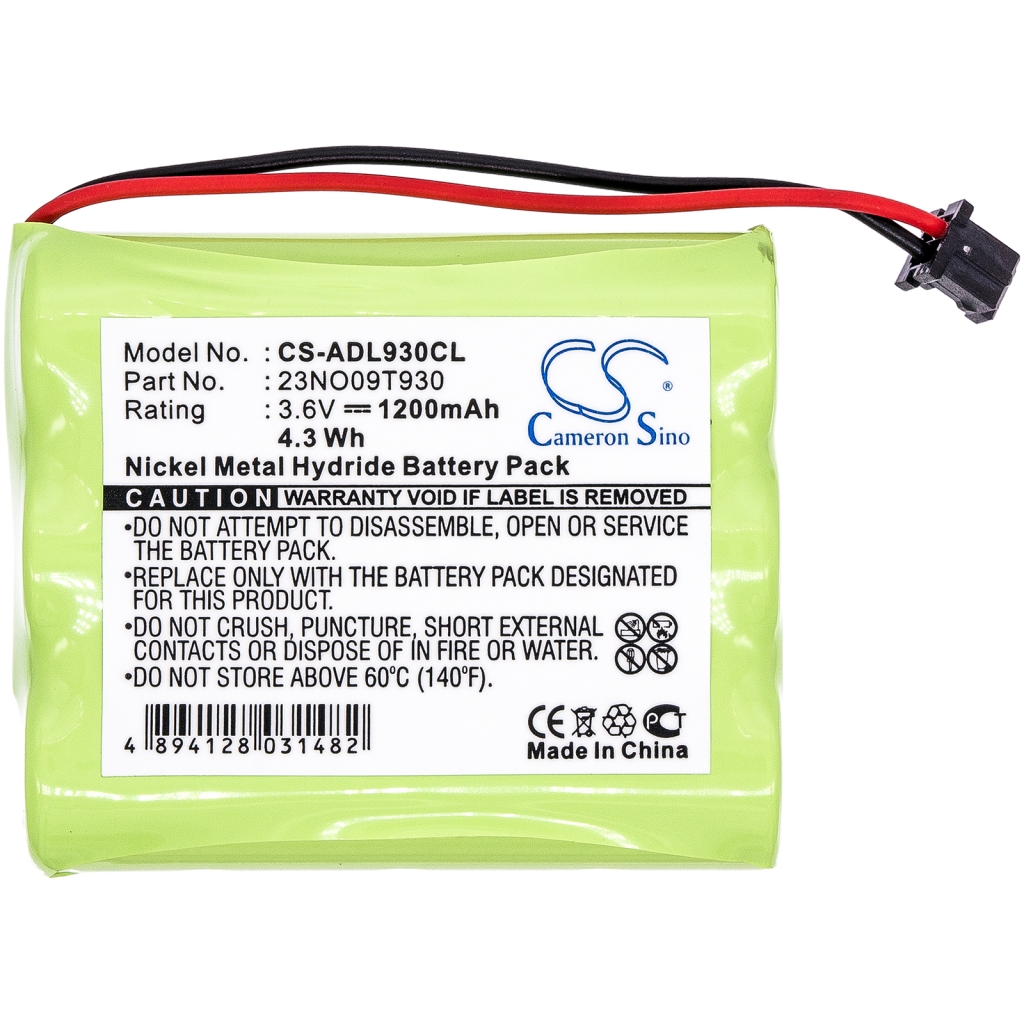 Remplacement de batterie compatible pour Panasonic 124402