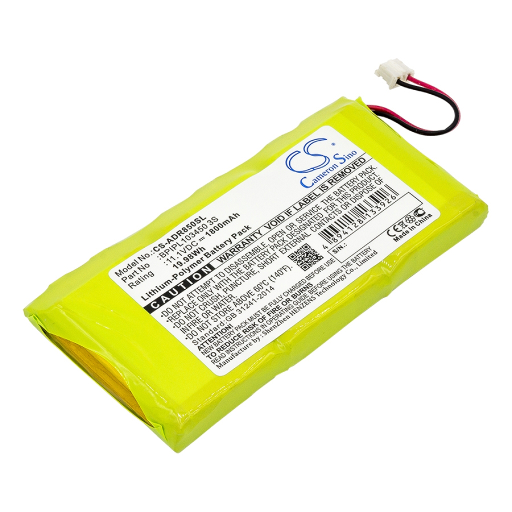 Remplacement de batterie compatible pour Albrecht BPIPL103450 3S
