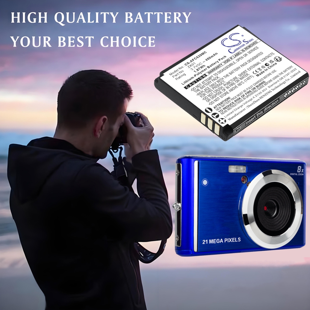 Batteries Camera Battery CS-AFC520MC