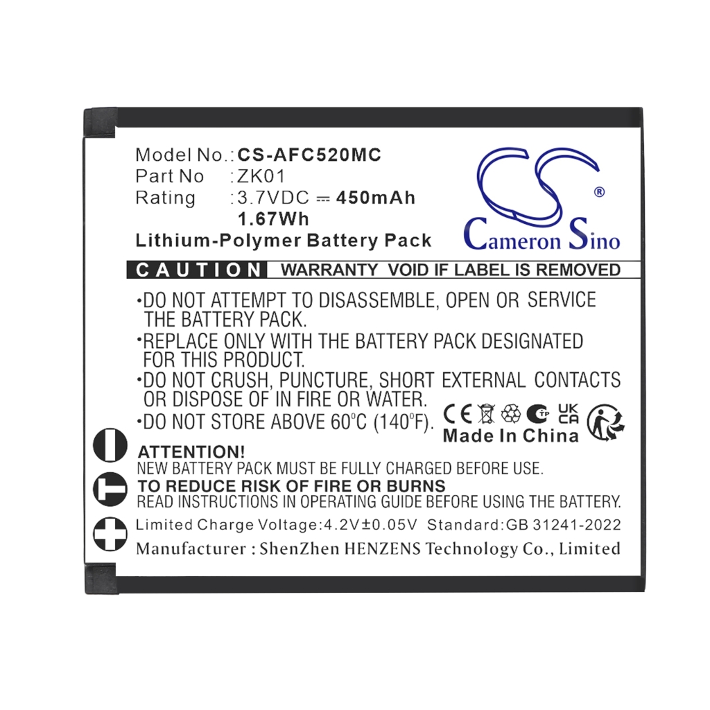 Batteries Camera Battery CS-AFC520MC