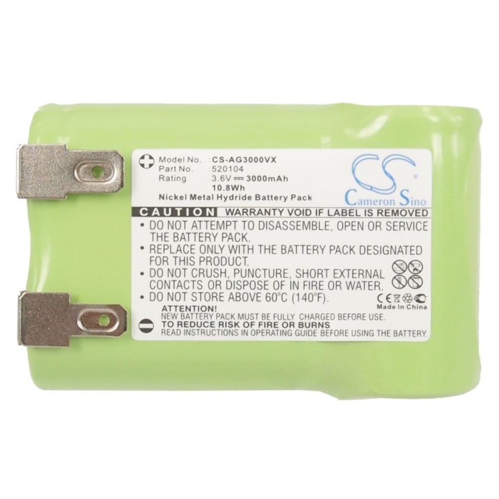 Remplacement de batterie compatible pour AEG 520104