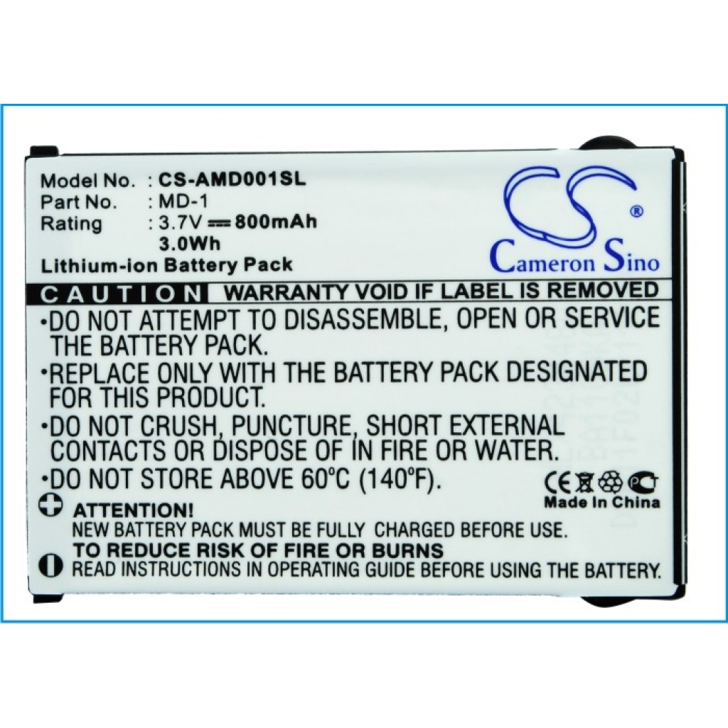 Batteries Remplace MD-1