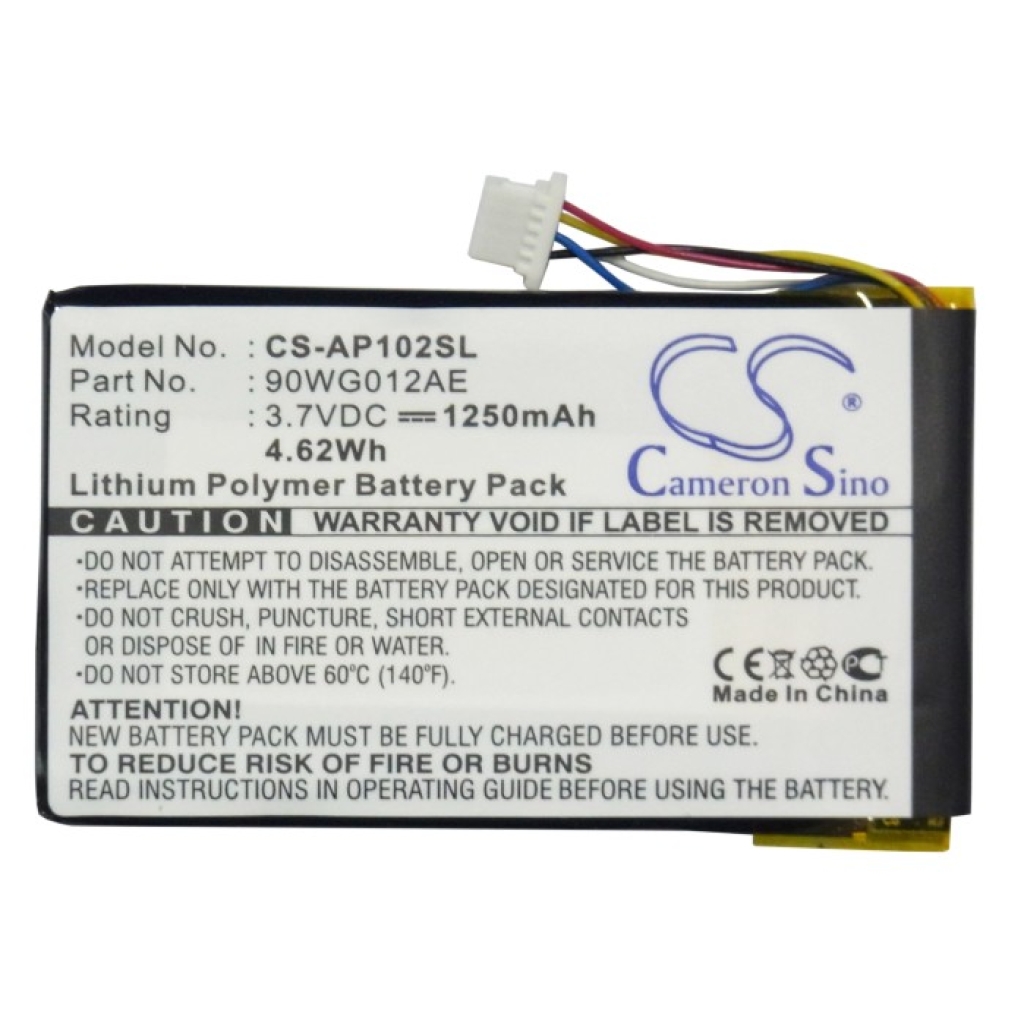 Remplacement de batterie compatible pour Asus 90WG012AE