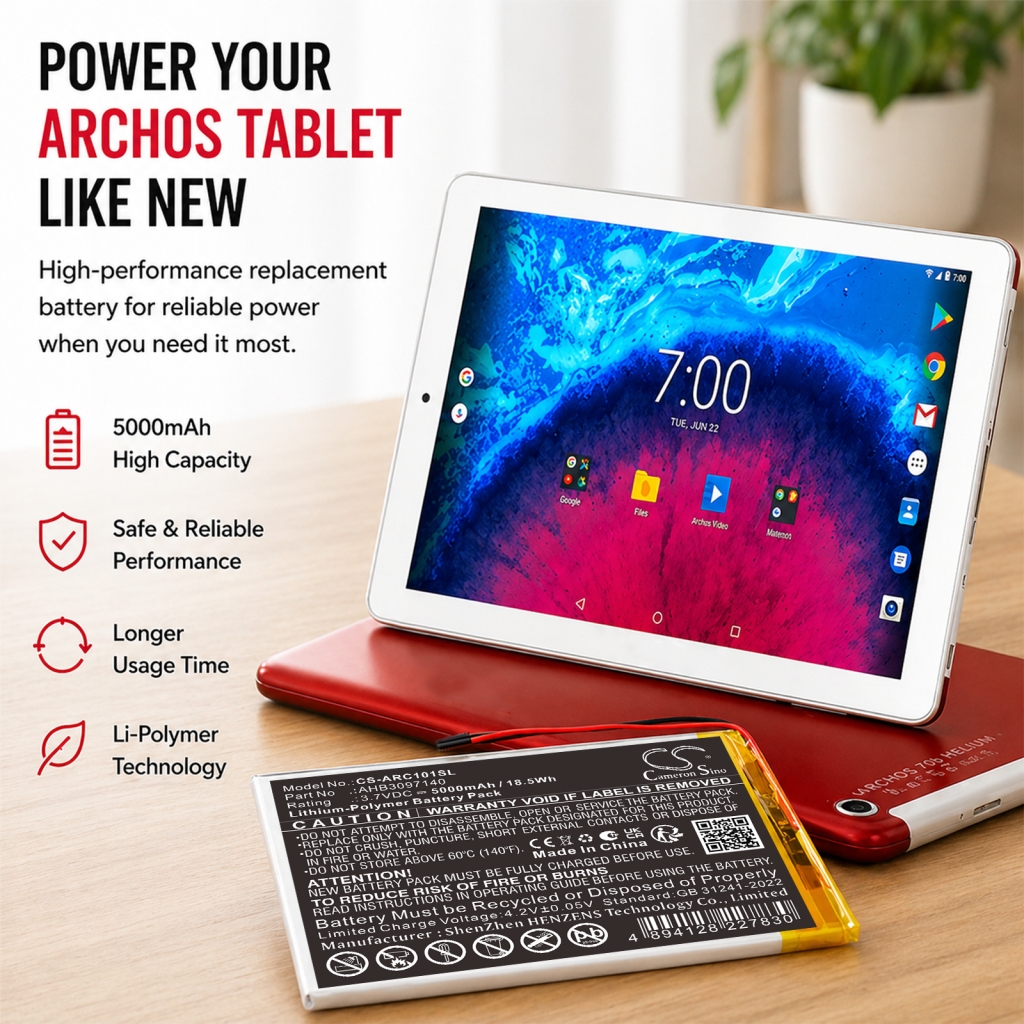 Akku kompatibel mit Archos CS-ARC101SL