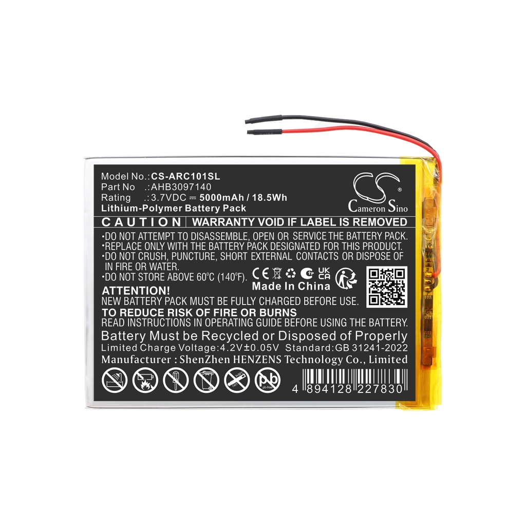 Akku kompatibel mit Archos CS-ARC101SL