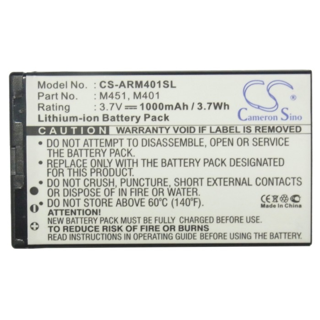 Batteries Remplace M451