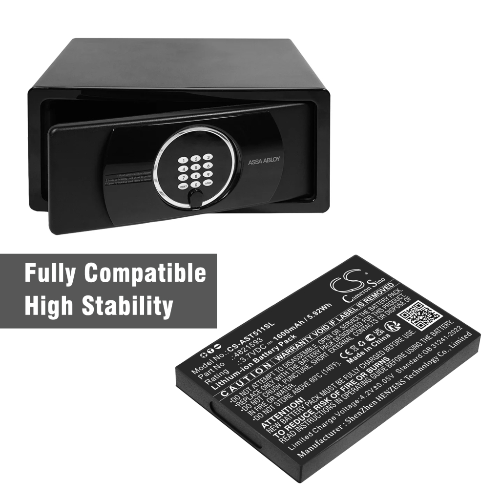 Batterie de caméra de sécurité domestique Assa abloy CS-AST511SL