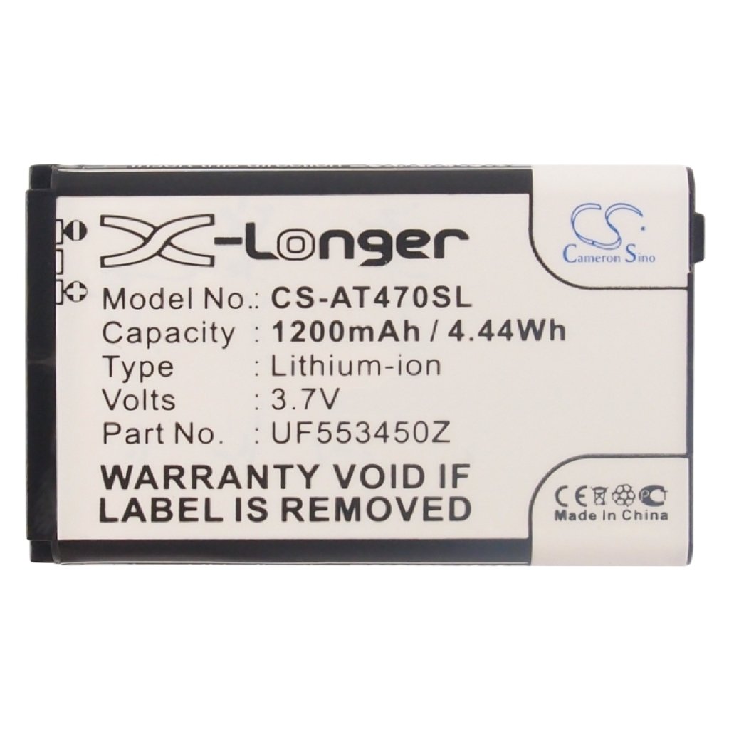 Remplacement de batterie compatible pour AIRIS UF553450Z
