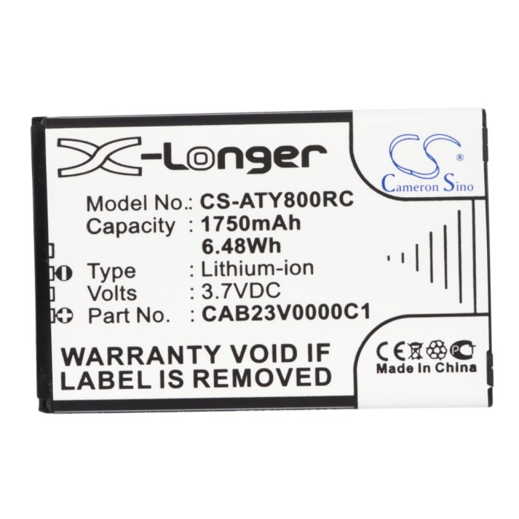 Remplacement de batterie compatible pour Alcatel CAB23V0000C1