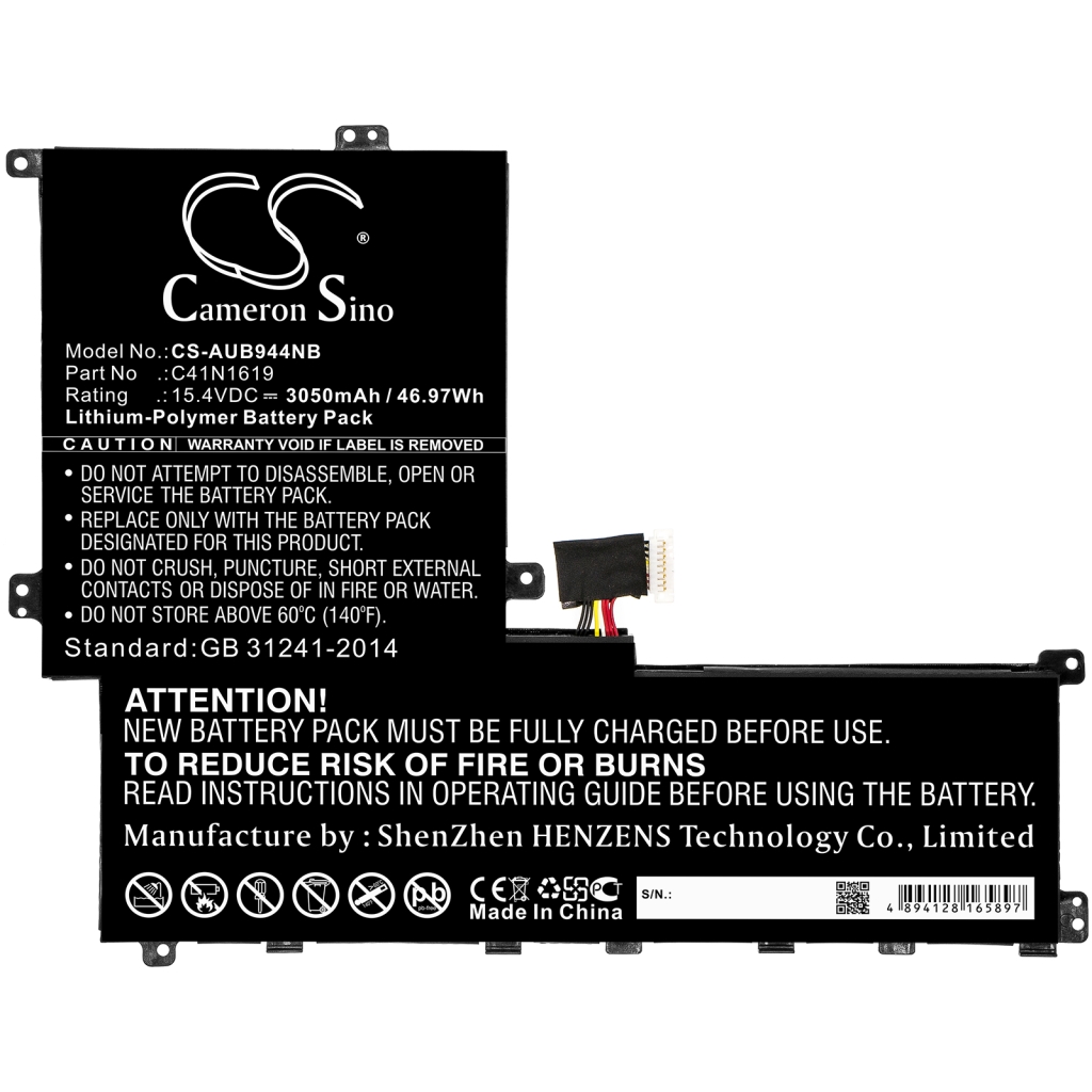 Batteries Remplace C41N1619