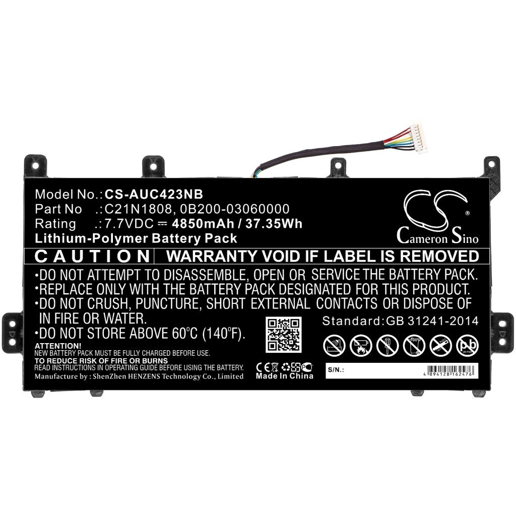 Batteries Remplace C21N1808