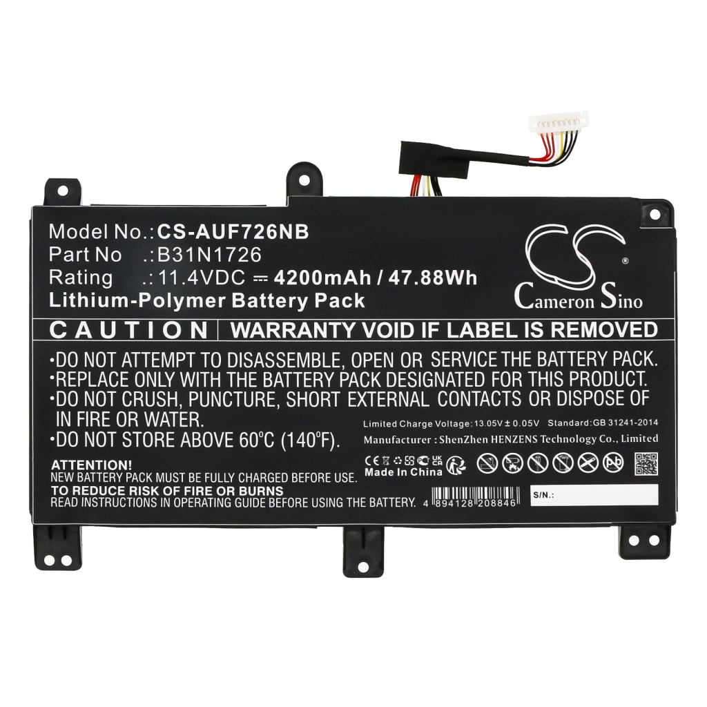 Batterie pour ordinateur portable Asus FX504GD-NH51