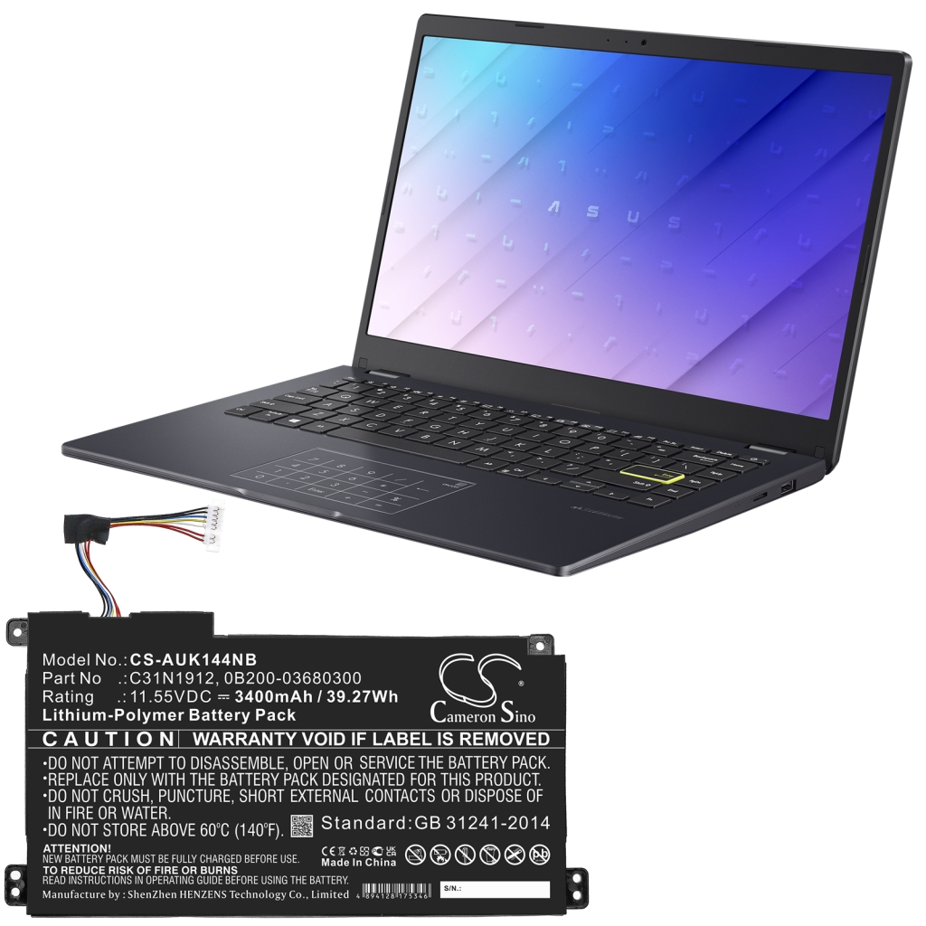 Notebook battery Asus VivoBook 14 E410MA-EK018TS