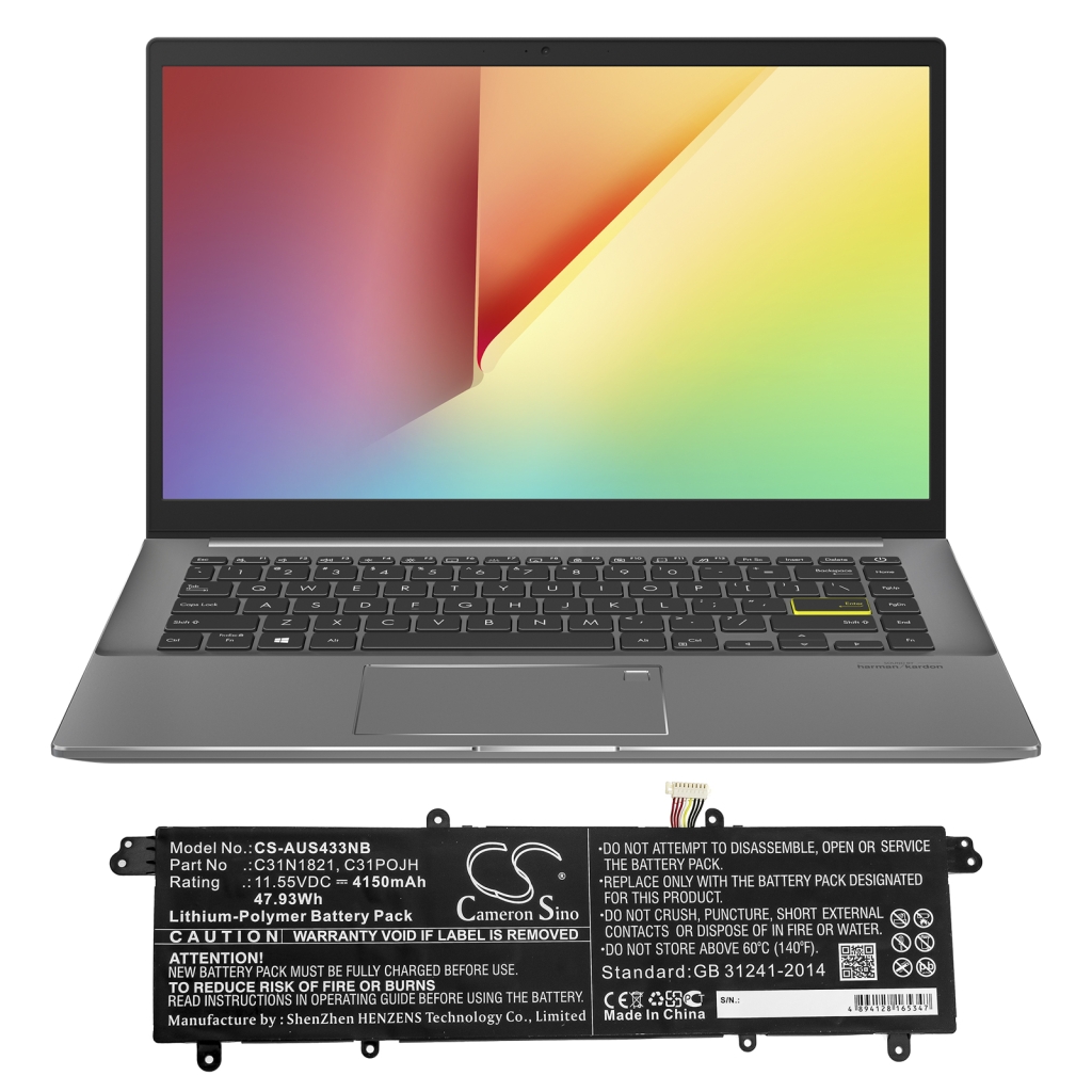 Notebook battery Asus Vivobook S15 M533IA-BQ134T