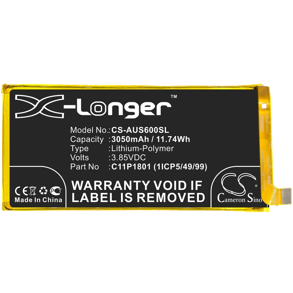 Batterie de téléphone portable Asus CS-AUS600SL