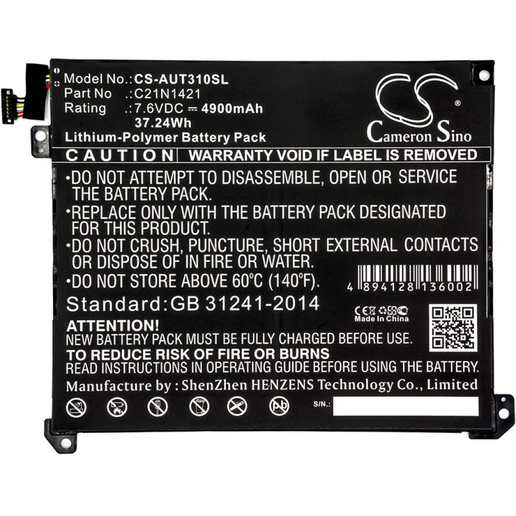 Tablette Batterie Asus T300CHI-F1-DB