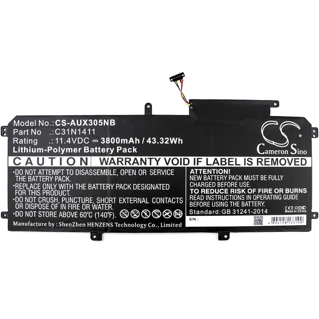 Batterie pour ordinateur portable Asus CS-AUX305NB