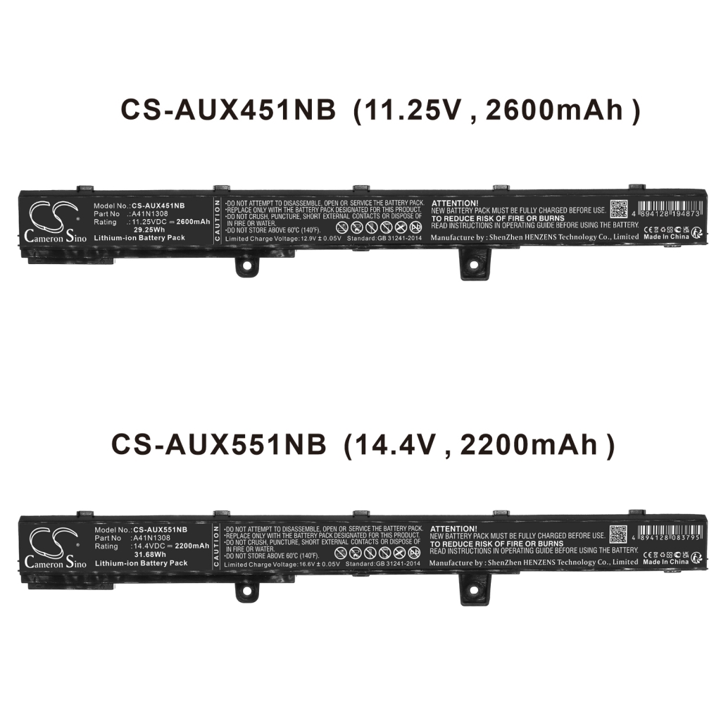 Notebook battery Asus X551CA-SX024D
