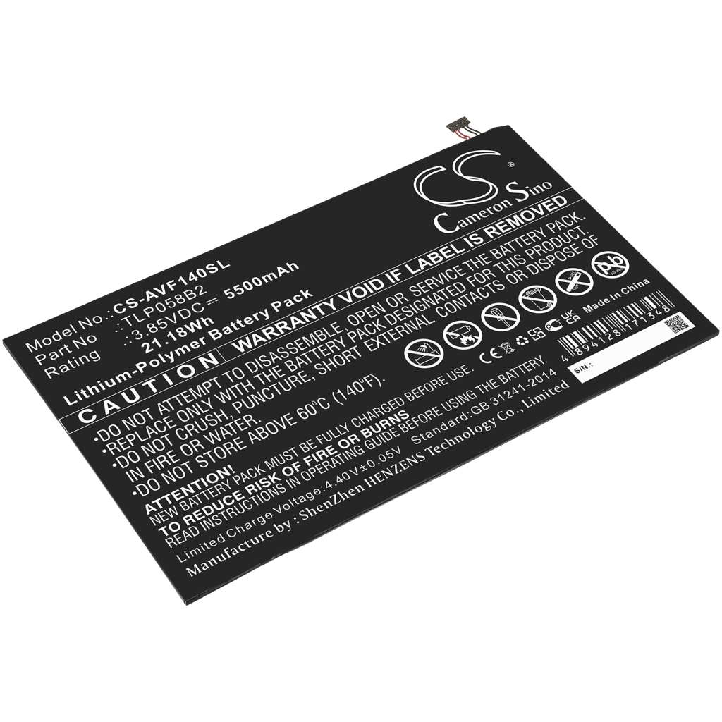 Tablette Batterie Vodafone CS-AVF140SL