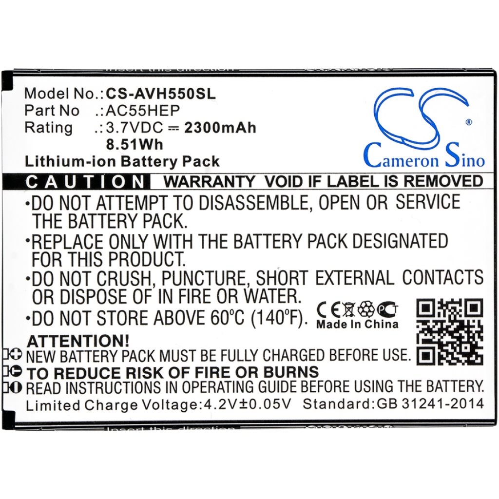 Batterie de téléphone portable Archos CS-AVH550SL