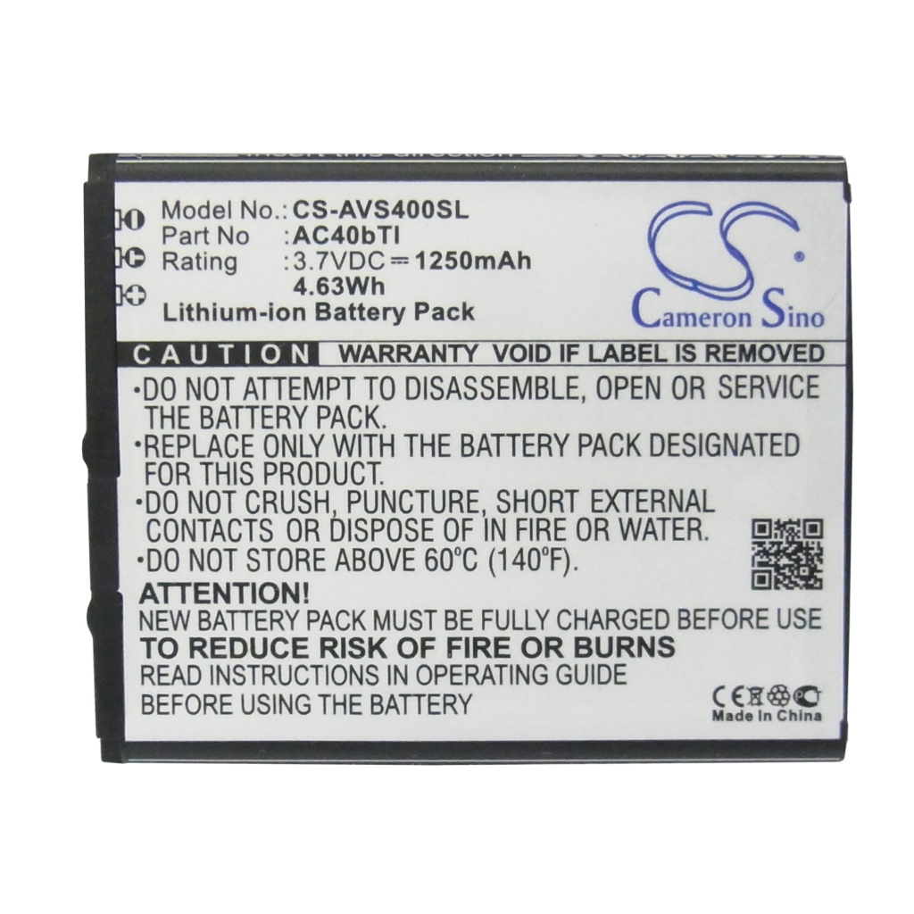 Batteries Remplace AC40bTI