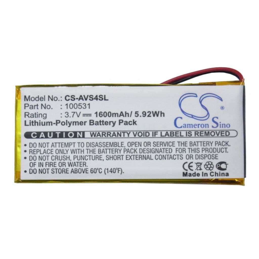 MP3, MP4, MP4, PMP Batterie Archos CS-AVS4SL