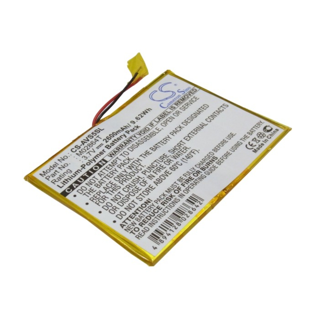 MP3, MP4, MP4, PMP Batterie Archos CS-AVS5SL
