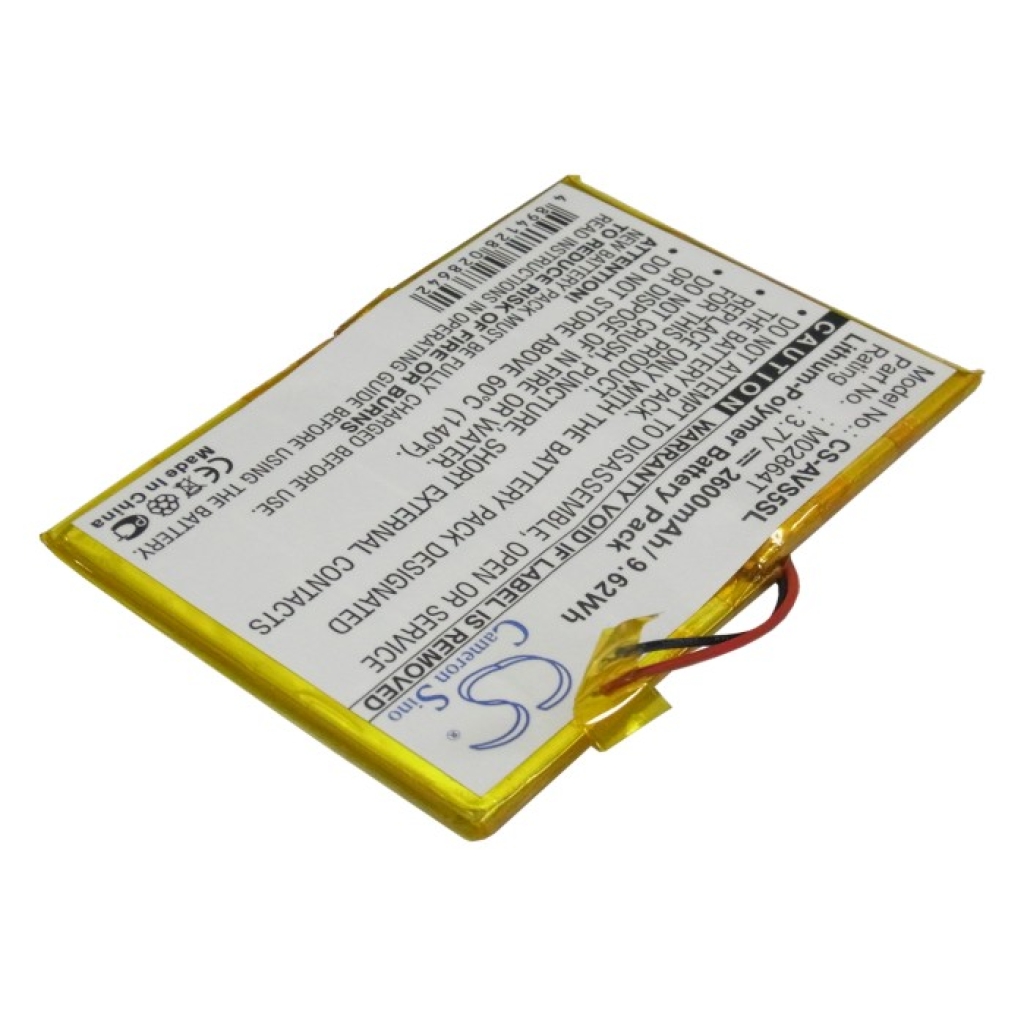 MP3, MP4, MP4, PMP Batterie Archos CS-AVS5SL