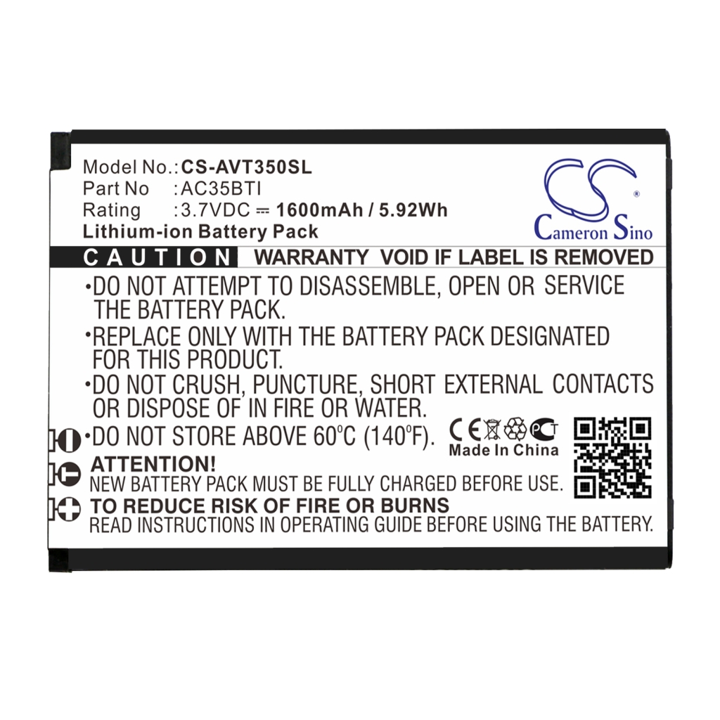 Batterie de téléphone portable Archos CS-AVT350SL
