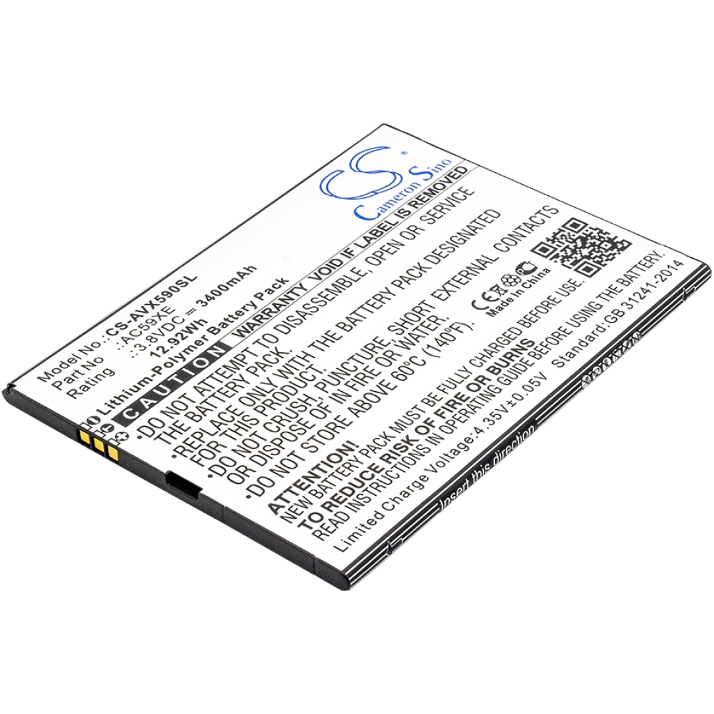 Batterie de téléphone portable Archos CS-AVX590SL