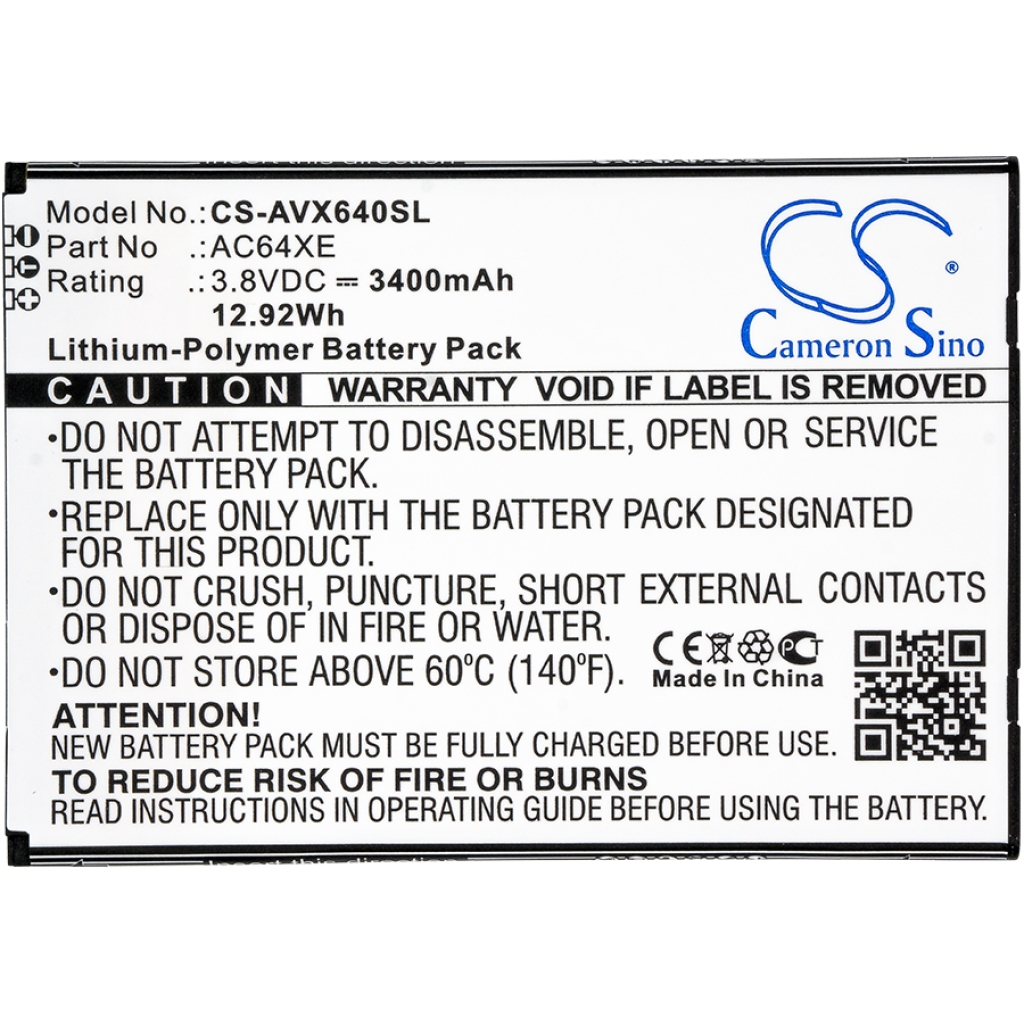 Batterie de téléphone portable Archos CS-AVX640SL