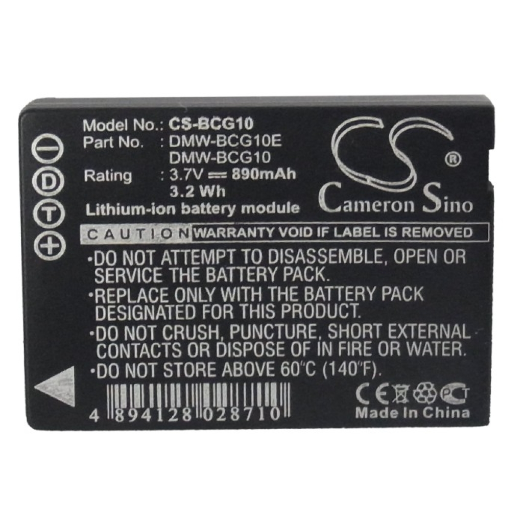 Camera Battery Panasonic Lumix DMC-TZ10S