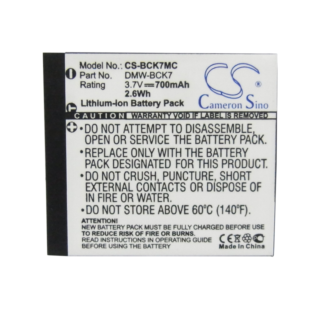 Camera Battery Panasonic Lumix DMC-S5R