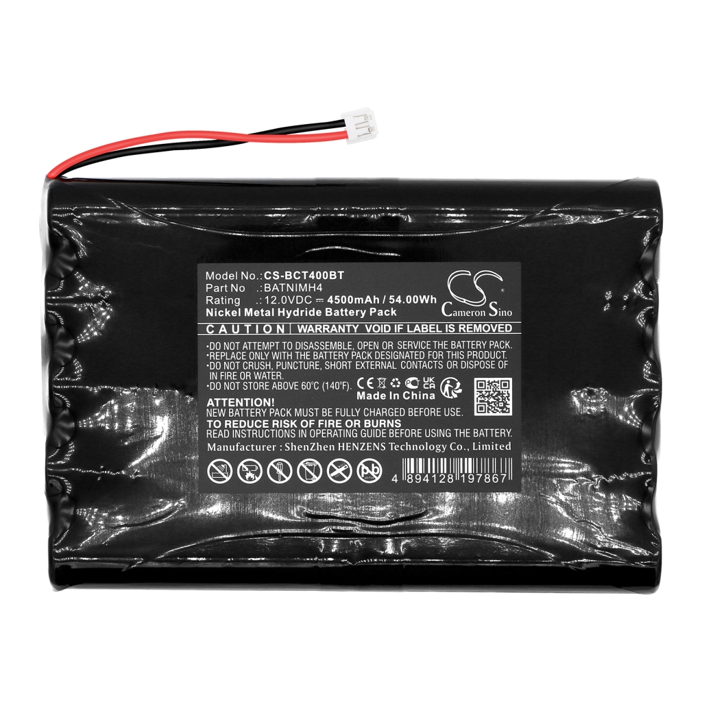 Remplacement de batterie compatible pour Daitem BATNIMH4
